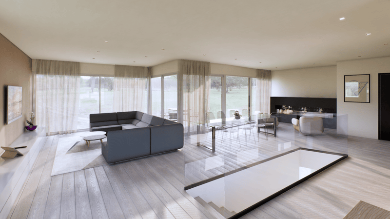Elegante rez-de-chaussée avec grand jardin en construction ! (7)