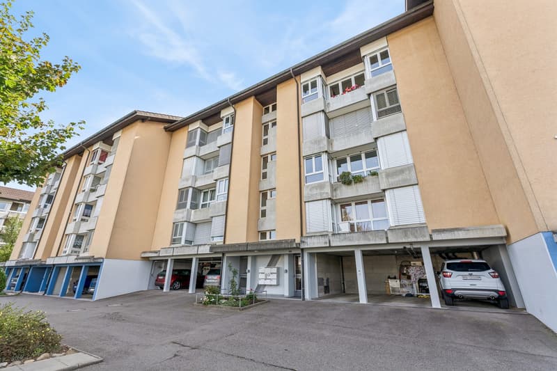 Immeuble vu depuis l'extérieur