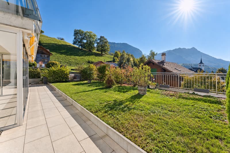 Appartement atypique avec vue sur le Moléson et les Préalpes (1)