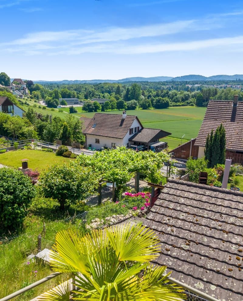 Grandiose Aussicht Hoch