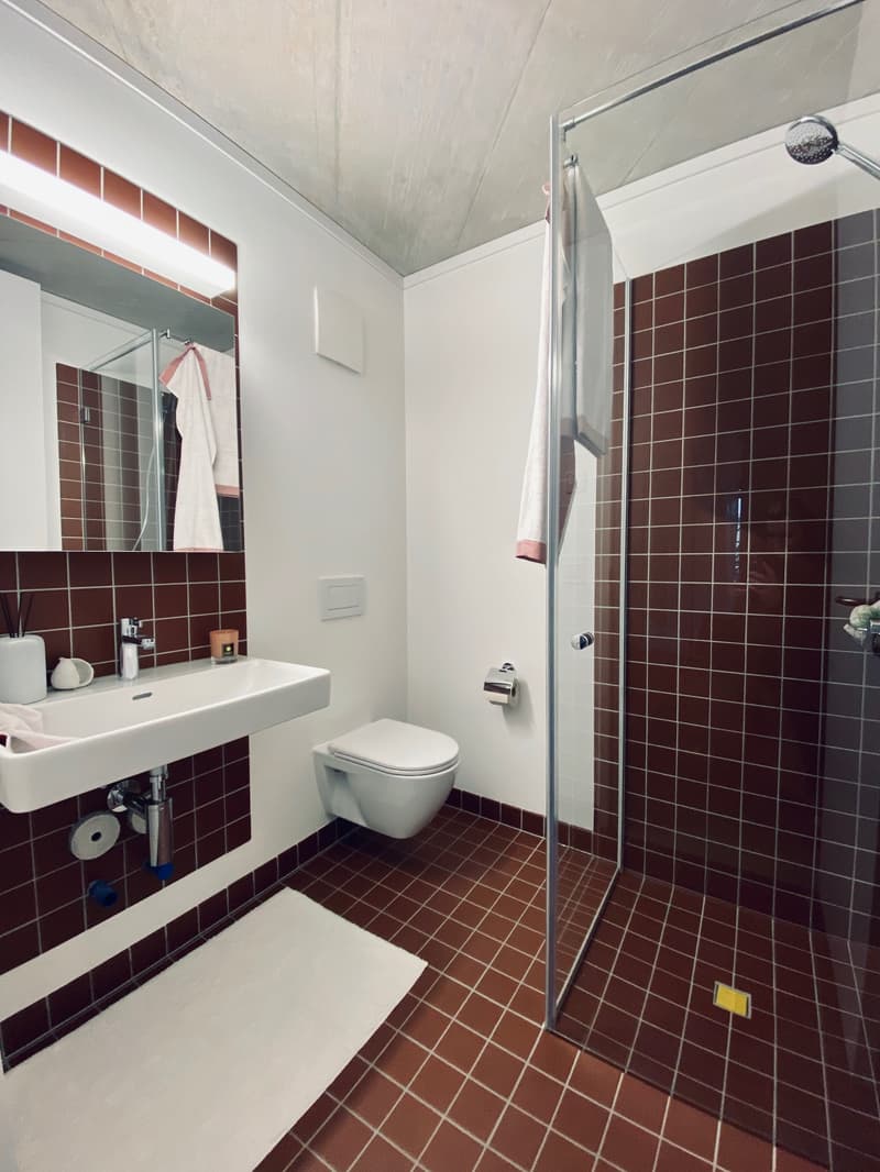 Dusche + WC