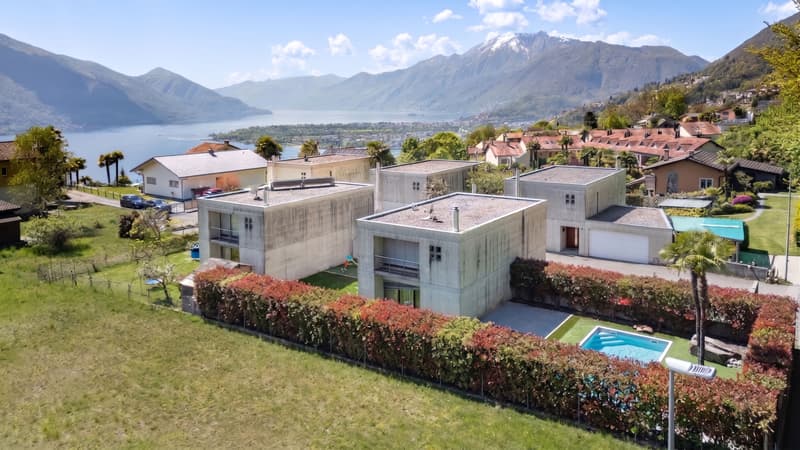 Wunderschönes Haus mit 5,5 Zimmern und Pool in Brione sopra Minusio (1)