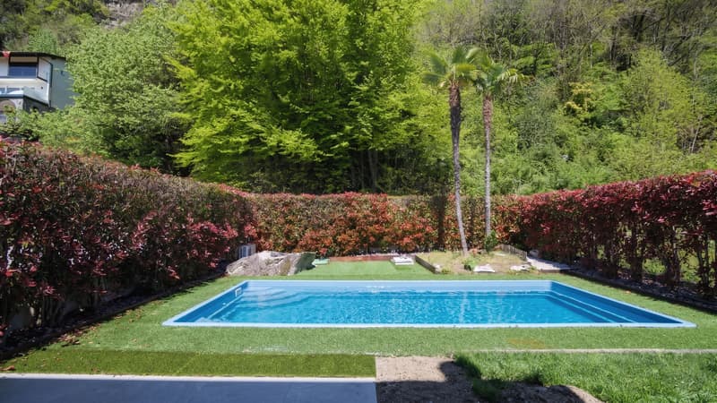 Wunderschönes Haus mit 5,5 Zimmern und Pool in Brione sopra Minusio (2)