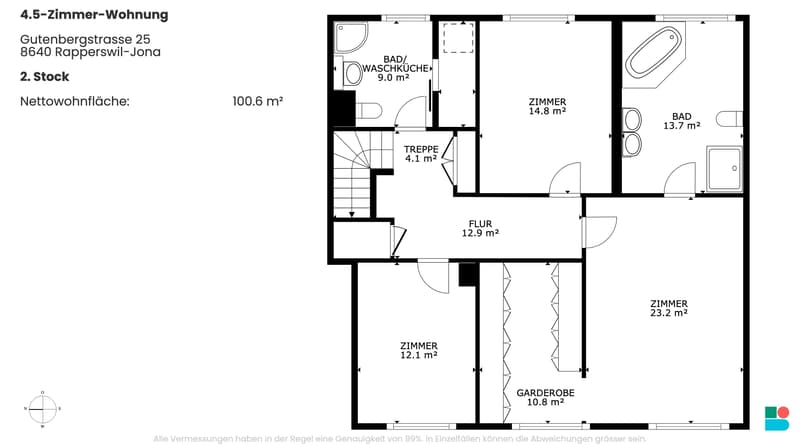 Wonderful 4.5-room maisonette apartment in Rapperswil-Jona (10)