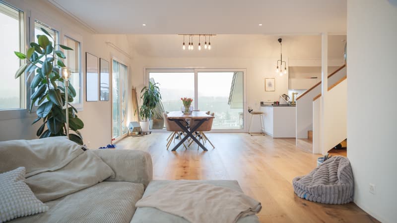 Upscale 5.5-room attic apartment with terrace in Killwangen (6)