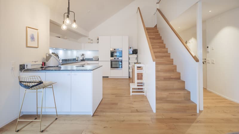 Upscale 5.5-room attic apartment with terrace in Killwangen (3)