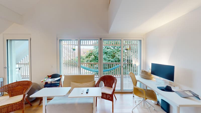 Bright 2.5-room apartment with gallery in Rafz (5)