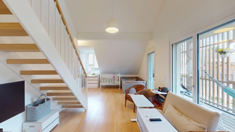 Bright 2.5-room apartment with gallery in Rafz (8)