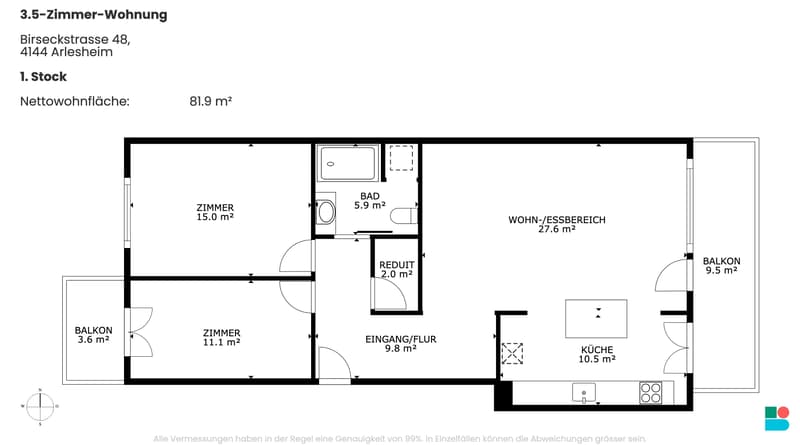 Beautiful 3.5-room apartment in Arlesheim (9)