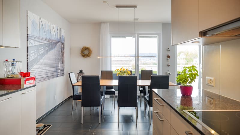 Beautiful 4.5-room attic apartment with a dreamy view in Wohlen (7)