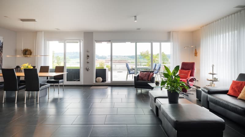 Beautiful 4.5-room attic apartment with a dreamy view in Wohlen (1)