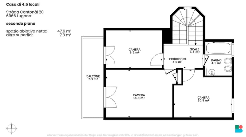 Casa di 4.5 locali a Villa Luganese (11)