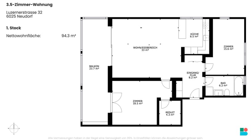 Representative 3.5-room apartment in Neudorf (9)