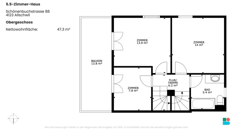 Modern 5.5-room house with panoramic view in Allschwil (10)