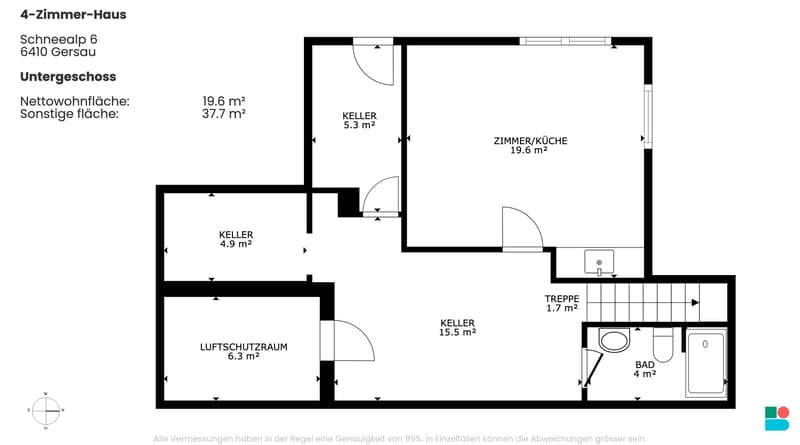 Detached 4-room holiday home in Rigi Scheidegg (10)