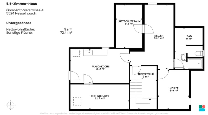 Spacious 4.5-room house with pool in Nesselnbach (11)