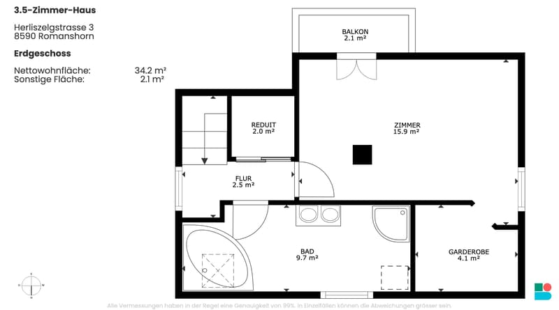 Cozy House with Two Outbuildings and Surroundings in Romanshorn (10)