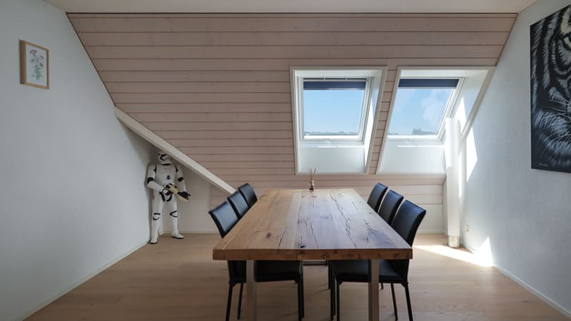 Appartement élégant de 3,5 pièces sous les toits à Hüniken (5)