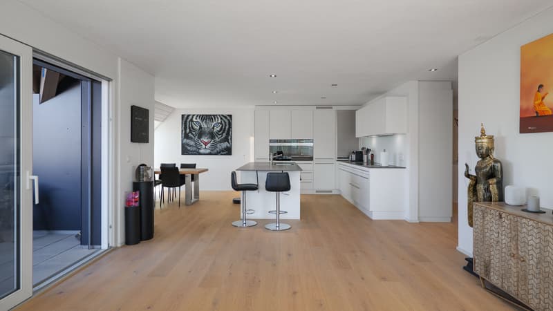 Appartement élégant de 3,5 pièces sous les toits à Hüniken (1)