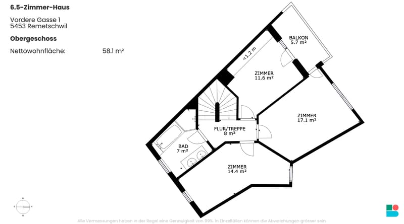 Spacious 6.5-room house with pool in Remetschwil (10)