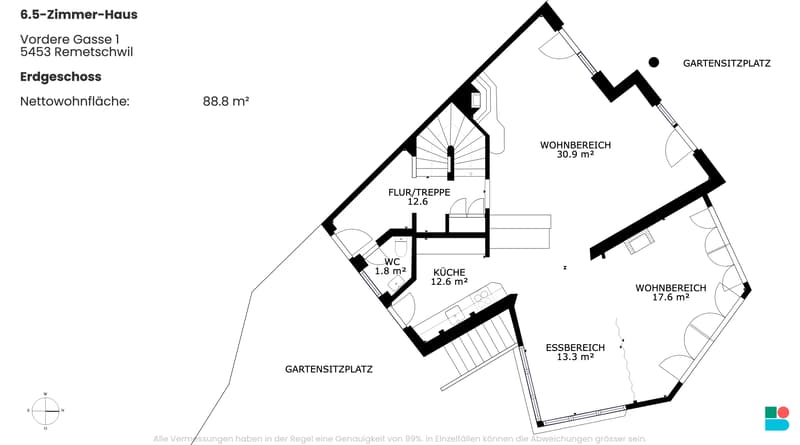 Spacious 6.5-room house with pool in Remetschwil (9)