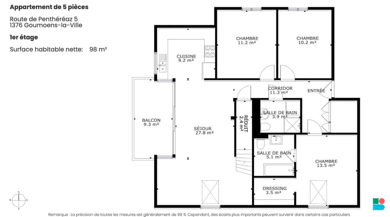 Prächtige 5-Zimmer-Dachwohnung in Goumoens-la-Ville (9)