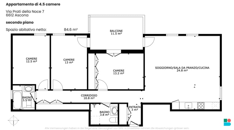 Elegantes 4.5-Zimmer-Apartment in optimaler Lage in Ascona (9)