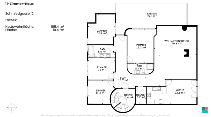 11-room property with 2 apartments and construction potential in Wassen (UR) (10)