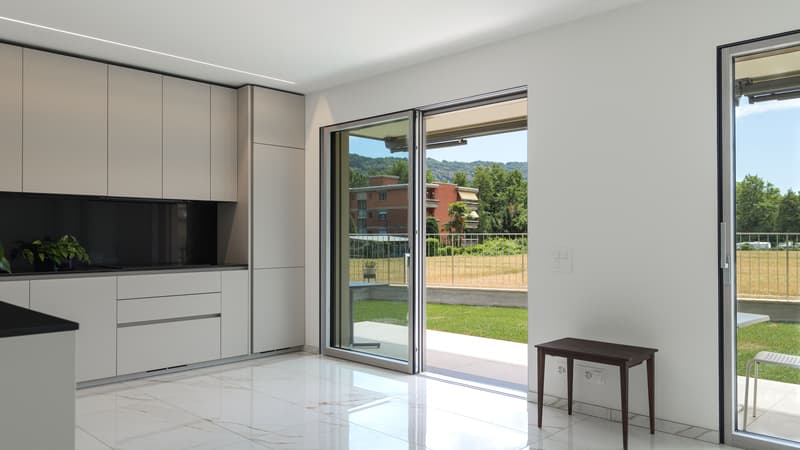 Appartamento nuovo di 3.5 locali con giardino ad Agno (3)