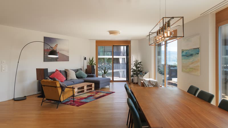 Modern 4.5-room apartment with lake view in Au ZH (5)