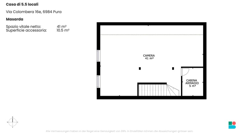 Maison fascinante de 5,5 pièces avec terrasse de rêve à Caslano (12)