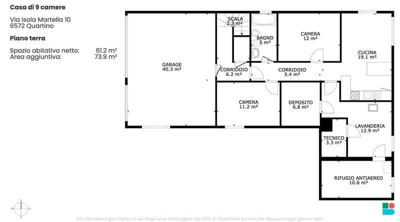 Spectacular 9-room house with pool in Quartino (10)