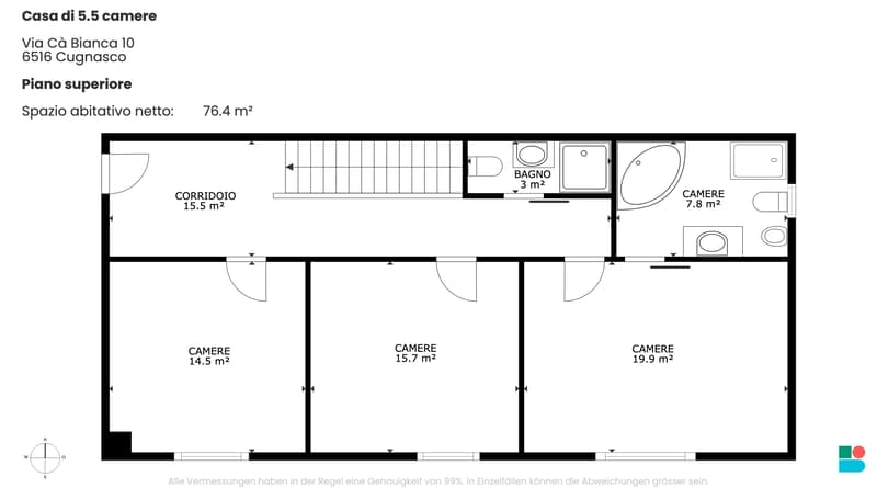 Meravigliosa casa di 5.5 locali in Gugnasco (10)