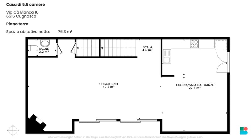 Meravigliosa casa di 5.5 locali in Gugnasco (9)