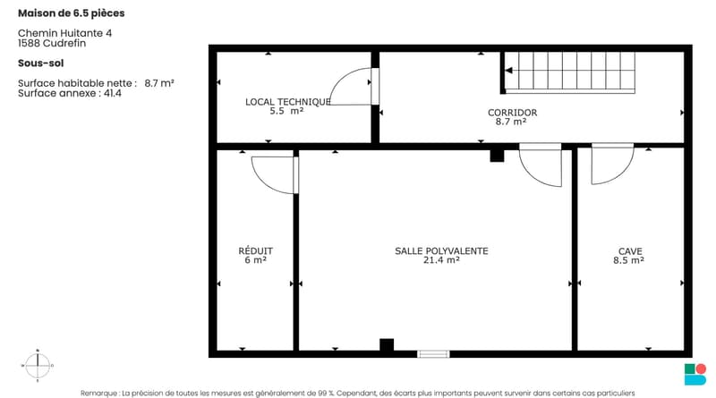 Magnifique maison de 6.5 pièces à Cuderfin (11)