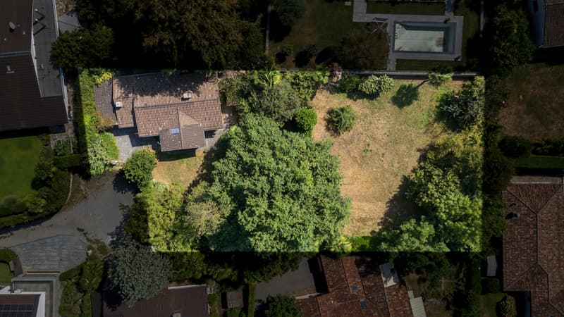 Terreno edificabile con immobile da demolire a Origlio TI (1)