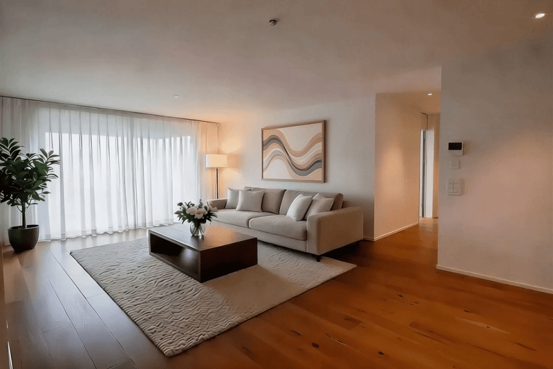 Moderne 3.5-Zimmer-Wohnung mit Wintergarten-Balkon in Schmerikon (2)