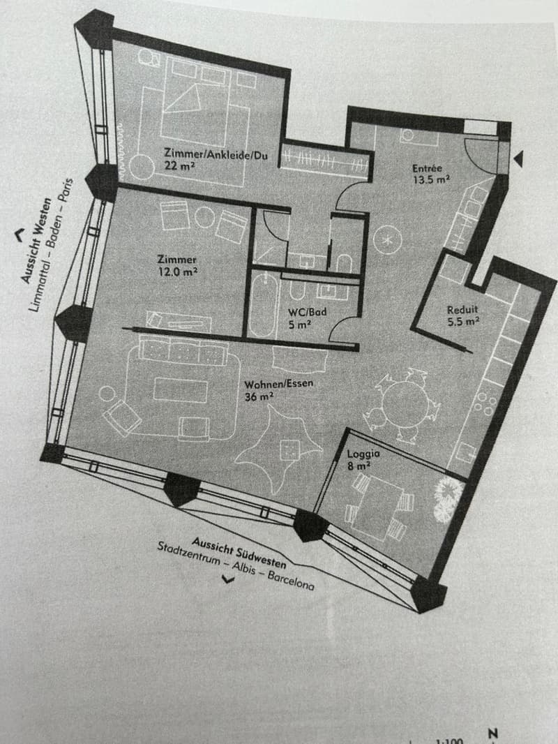 3.5-Zi.-Wohnung im Limmattower – 20. OG mit Panoramablick & Komfortlüftung (9)