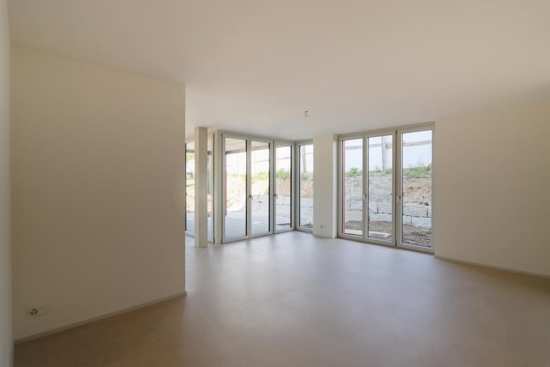 High-quality 4.5 room new apartment on the ground floor, centrally and naturally located (2)