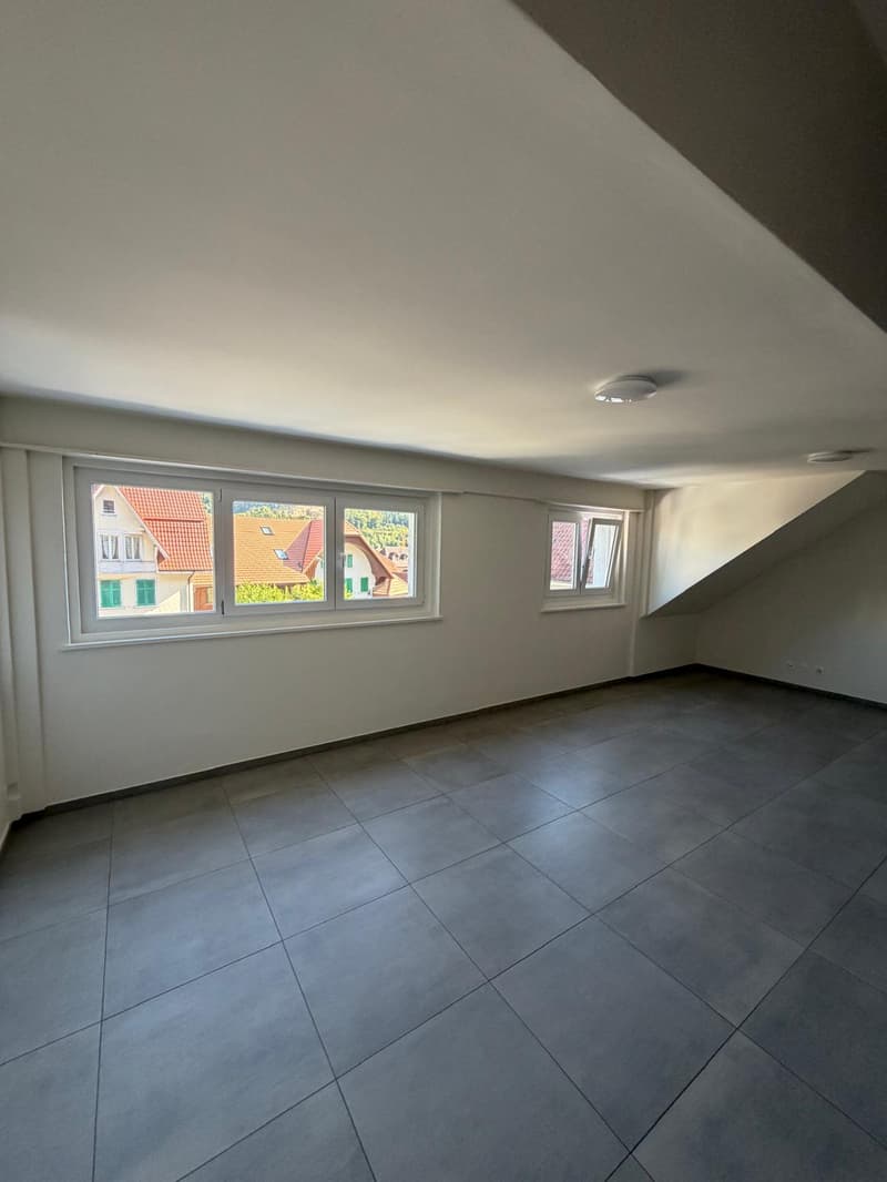 Appartement 2,5 pièces rénové avec mezzanine / Renovierte 2.5-Zimmer-Wohnung, Bahnhof in Gehdistanz (4)