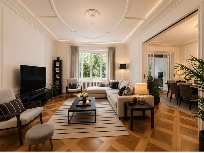 Meraviglioso appartamento di 155 m² con giardino vero, di fronte al Parc Bertrand (3)