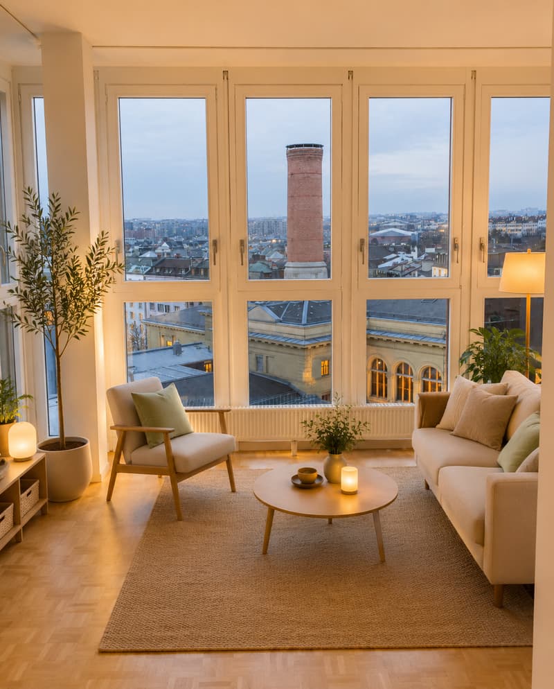 Meraviglioso loft di 3 locali di 79 m² con vista panoramica – Centro città (1)