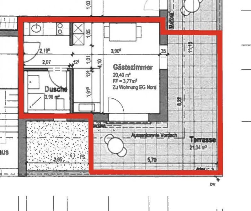 1.0 Zimmerwohnung in Therwil (6)