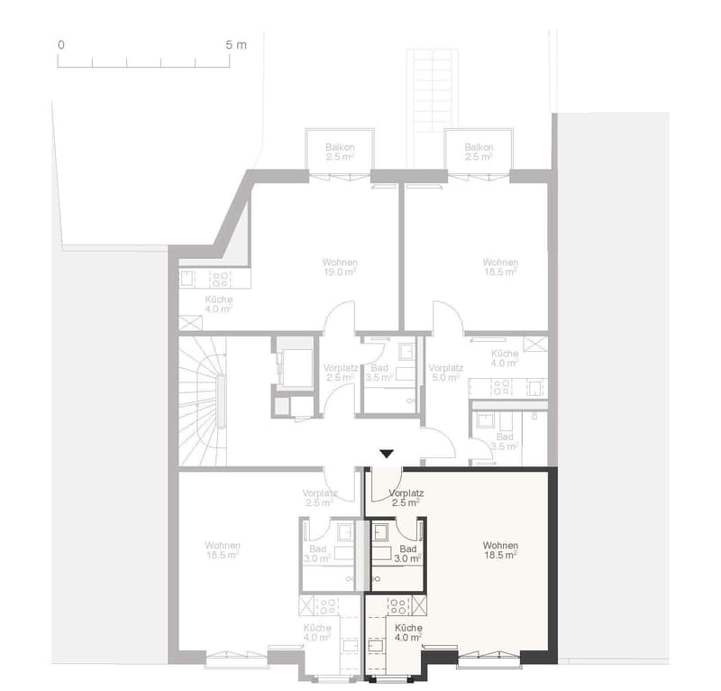 Appartement moderne 1 pièce à proximité de la gare SBB (5)