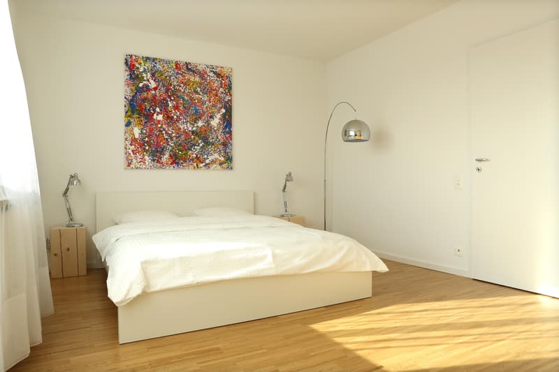 Furnished 2-room attic apartment with balcony (1)