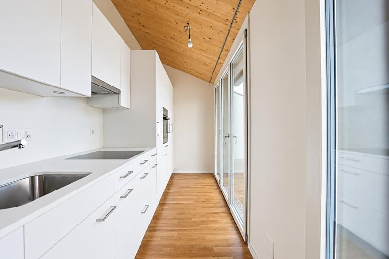 Lichtdurchflutete 3.5-Zimmer-Dachwohnung mit zwei Dachterrassen im Paulus-Quartier (2)