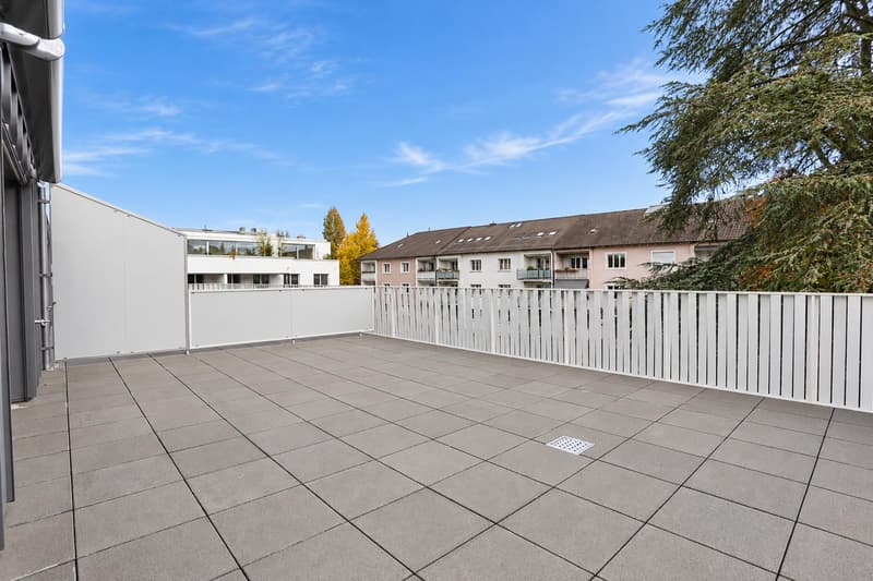 Lichtdurchflutete 3.5-Zimmer-Dachwohnung mit zwei Dachterrassen im Paulus-Quartier (4)