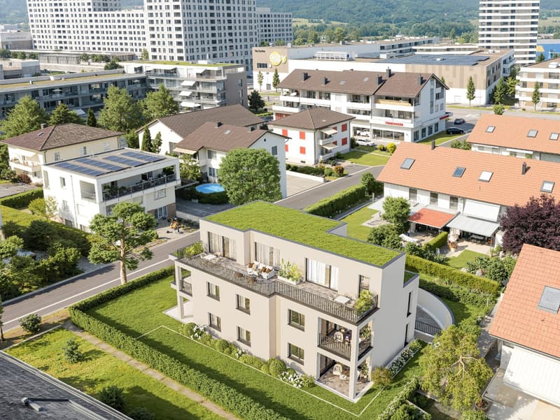 Exklusive 2.5-Zimmer-Attikawohnung mit zwei spektakulären Terrassen in Spreitenbach (1)