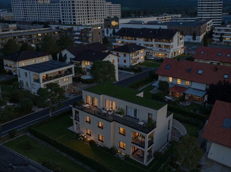 Exklusive 2.5-Zimmer-Attikawohnung mit zwei spektakulären Terrassen in Spreitenbach (4)