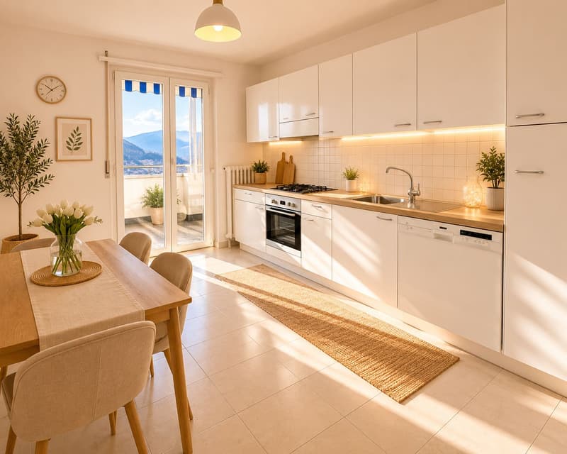 Bright apartment on the raised ground floor with open view (4)